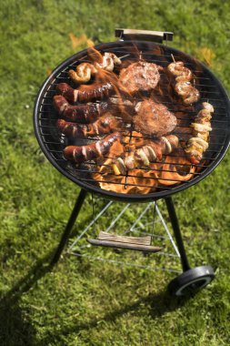 Çeşitli lezzetli ızgara, Barbekü  