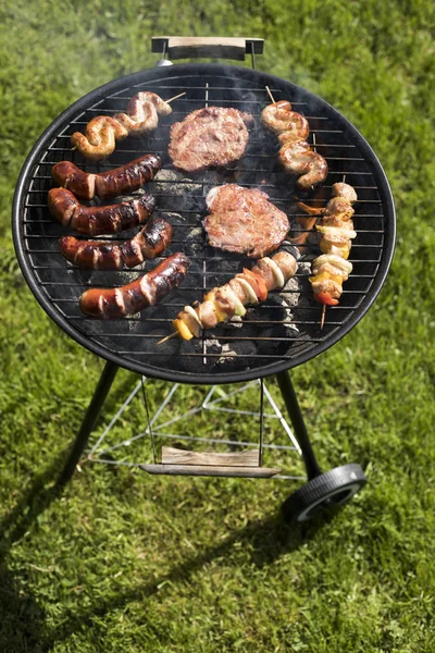 Diverse grillat kött — Stockfoto