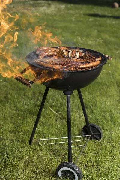 Carne alla griglia assortita — Foto Stock