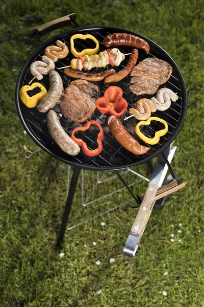 Grill outdoor in garden — Stock Photo, Image