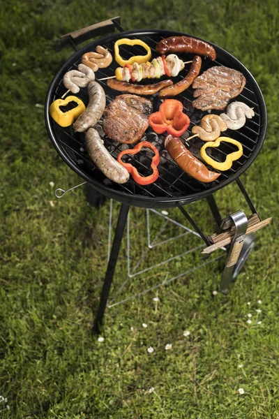 Grill outdoor in garden — Stock Photo, Image