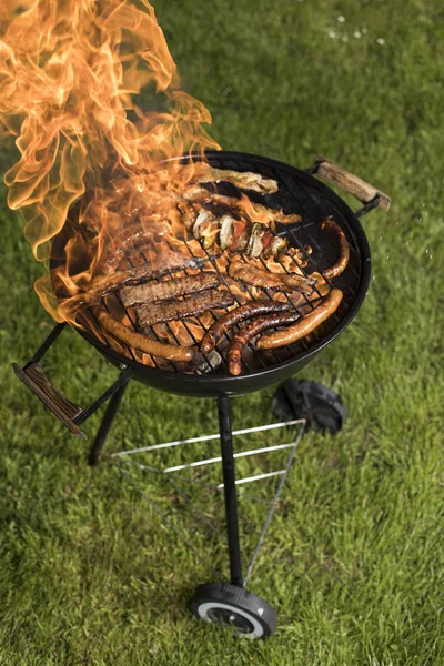 Diverse grillat kött — Stockfoto