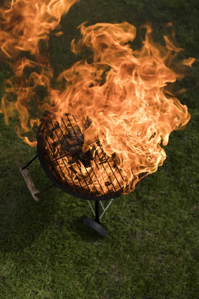 Arka plan ateş, ızgara