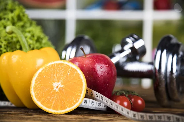 Sportliches Ernährungskonzept — Stockfoto