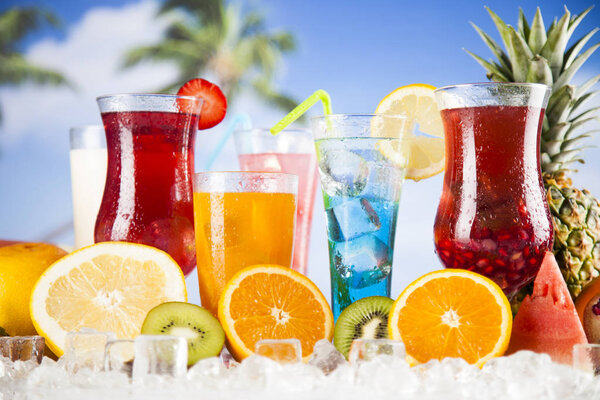 Exotic summer drinks