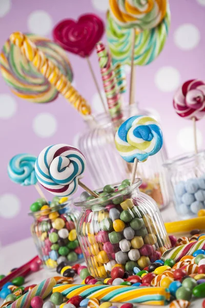 Diversi dolci colorati — Foto Stock