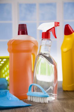 çeşitli temizlik ürünleri