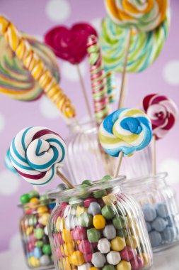 karışık renkli tatlılar 