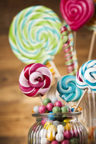 Různé barevné sladkosti — Stock fotografie
