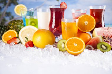 Tropik kokteyller seti