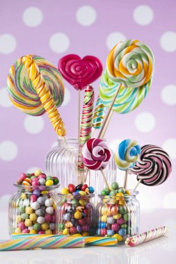 karışık renkli tatlılar 