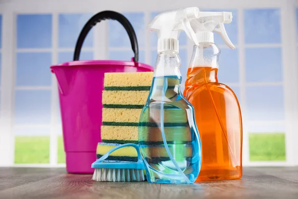 Assorted cleaning products — Stock Photo, Image