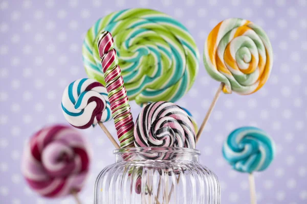 Verschillende kleurrijke snoep — Stockfoto