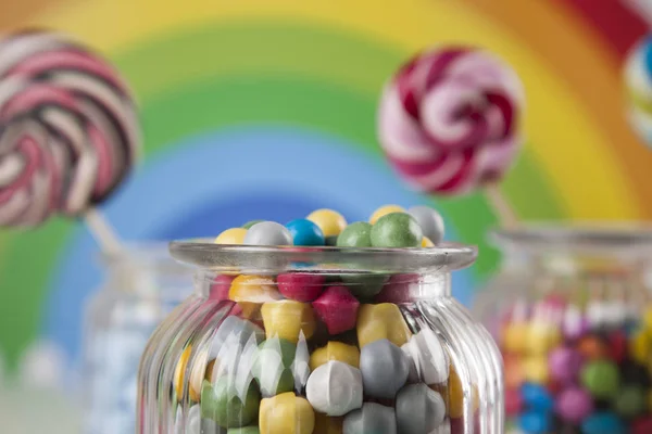 Bunte Süßigkeiten gemischt — Stockfoto
