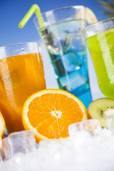 Exotic summer drinks — Stock Photo, Image