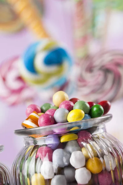 Mixed colorful sweets