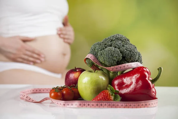 Odżywianie i dieta w czasie ciąży — Zdjęcie stockowe
