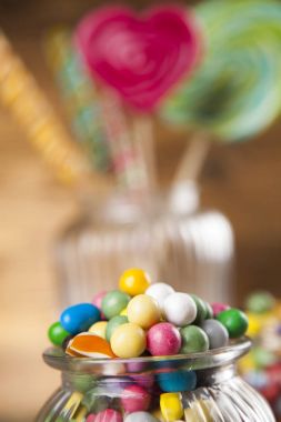 karışık renkli tatlılar 