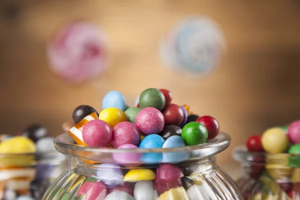 Diferentes dulces coloridos — Foto de Stock