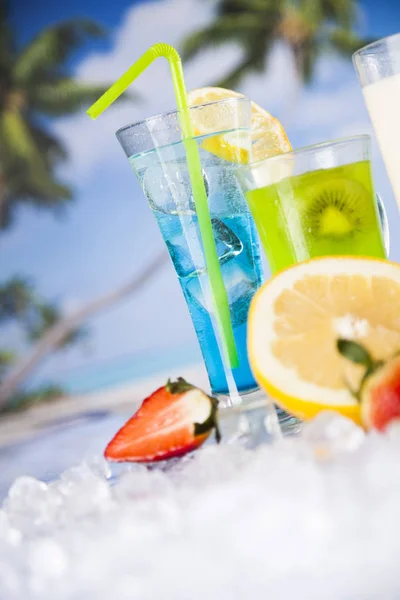 Variety of cold drinks — Stock Photo, Image