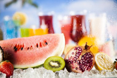 Tropik kokteyller seti