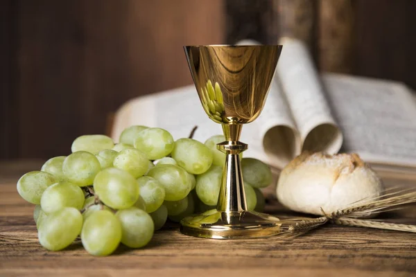 Eucharistii, svátost přijímání — Stock fotografie