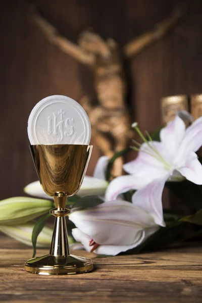 Sacrement de communion, symbole eucharistique — Photo
