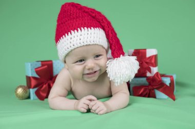 mutlu Noel Baba Noel bebek