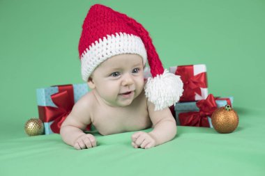 mutlu Noel Baba Noel bebek