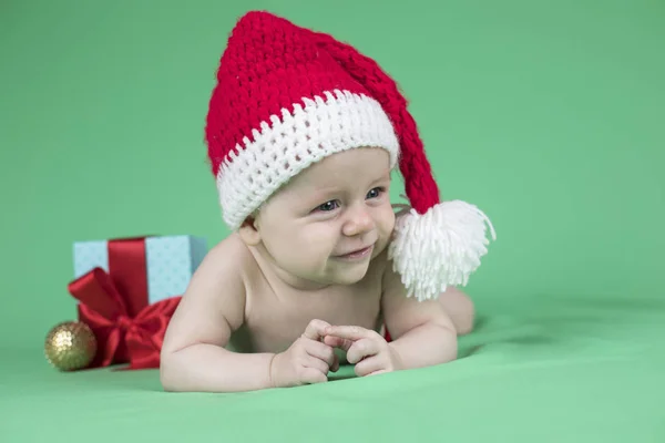 Buon Natale bambino Babbo Natale — Foto Stock