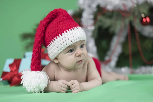 Buon Natale bambino Babbo Natale — Foto Stock