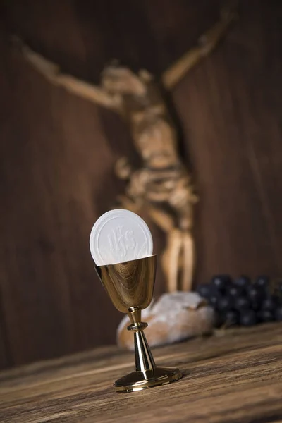 Eucharist, sacrament of communion — Stock Photo, Image