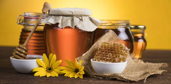 Verse zoete honing — Stockfoto
