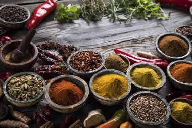 Çeşit çeşit çeşit baharat