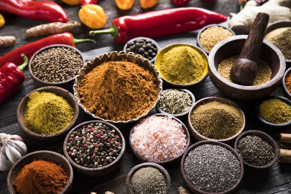 Various spices selection — Stock Photo, Image