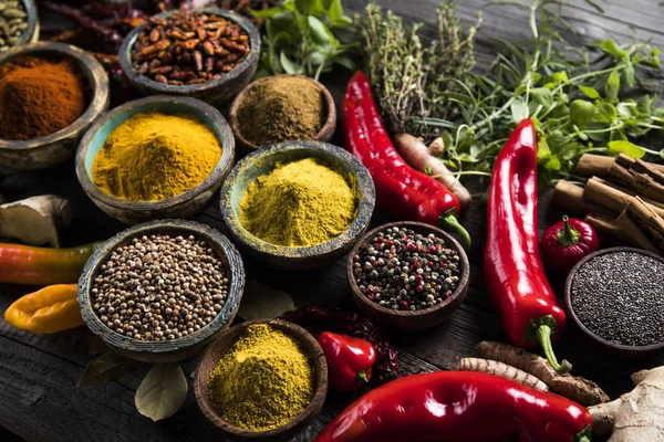 Various spices selection — Stock Photo, Image