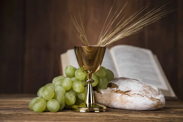 Sakrament der Kommunion, eucharistisches Symbol — Stockfoto