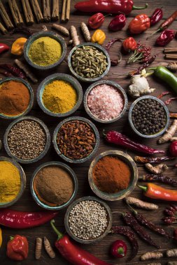 Çeşit çeşit çeşit baharat