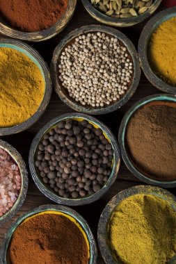 çeşitli baharatlar seçimi 