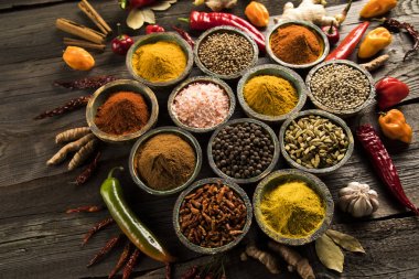 Çeşit çeşit çeşit baharat