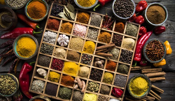 Various spices selection — Stock Photo, Image