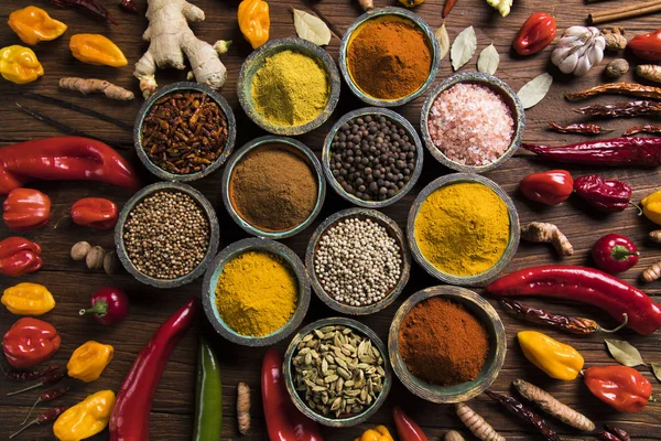 Various spices selection — Stock Photo, Image