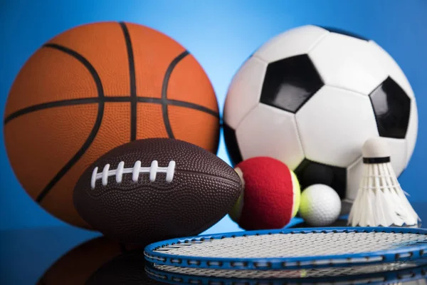 Assorted Sports Equipment Close — Stock Photo, Image