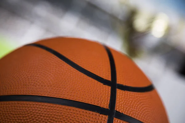 Sport Equipment Balls Stadium Background — Stock Photo, Image