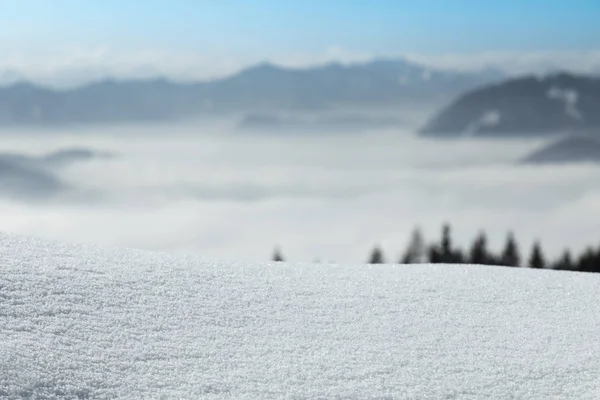 Berge und Winterraum für Ihren Text — Stockfoto