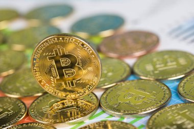 Bitcoin Ticaret Konsepti, sanal para