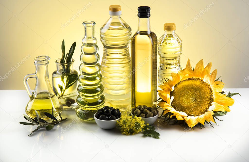 Cooking and food oil products, Extra virgin olive, sunflower see