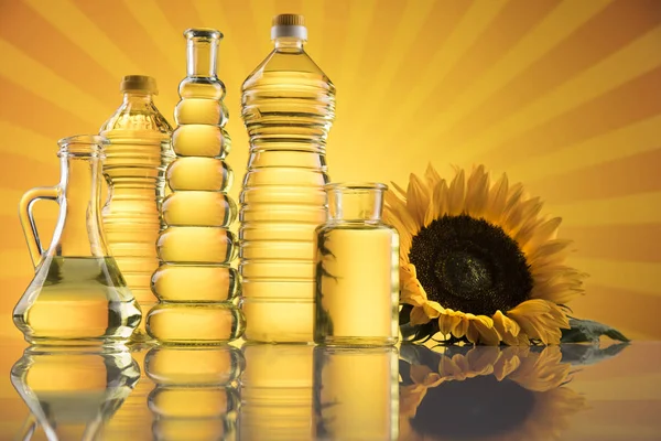 Cooking Food Oil Products — Stock Photo, Image