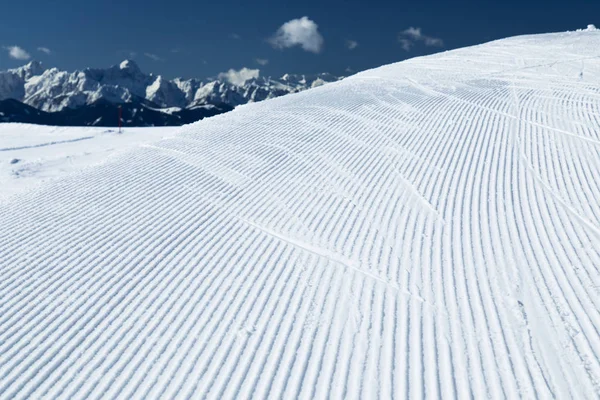 Winterblick Die Berge Skigebiet — Stockfoto