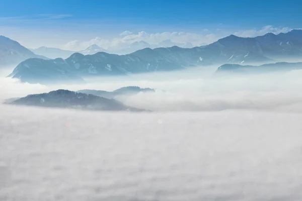 Paesaggio Sfondo Montagne Spazio Invernale Tuo Testo — Foto Stock